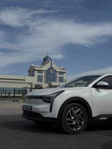 Другие автомобили: Электромобиль-кроссовер (компактный SUV), белый цвет кузова. Основные — 9