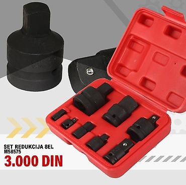 ingco aku testera: Set redukcija 8 delova – M58575 - Komplet adaptera za nasadne — 1