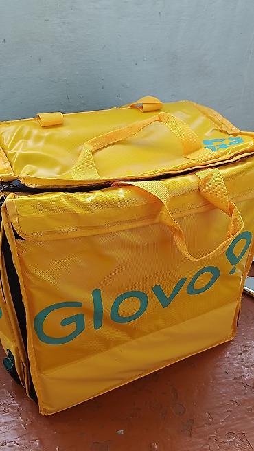 Термосумка-рюкзак для доставки еды Glovо, В новом состоянии В придачу
