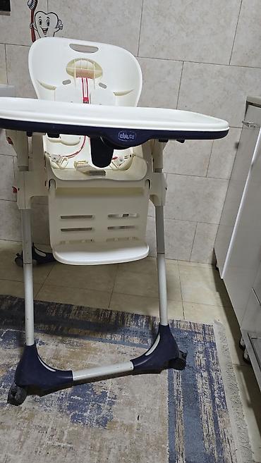 Yemək masaları, oturacaqları: Chicco uşaq yemək stulu - Brend: Chicco - Tənzimlənən hündürlük — 2