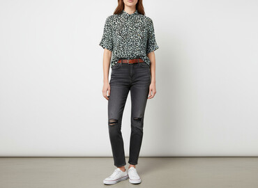 kamizelka w krowie łaty: ASOS Design, Сорочка жіноча, розмір L