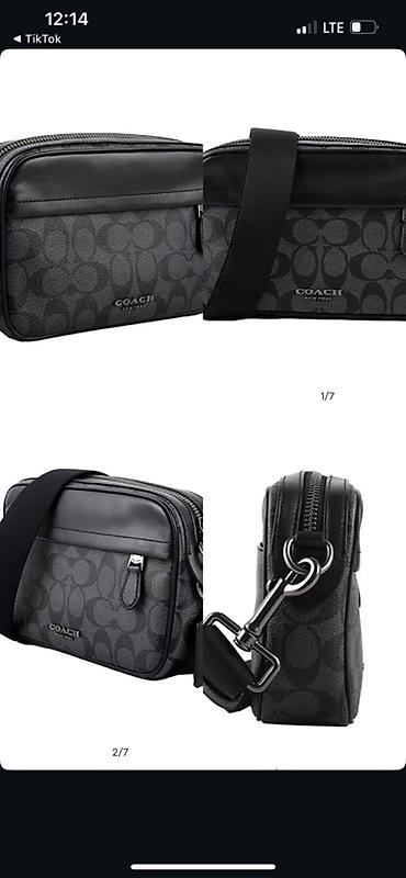 bag: COACH Graham 24 — мужская сумка через плечо (camera bag), цвет — 1
