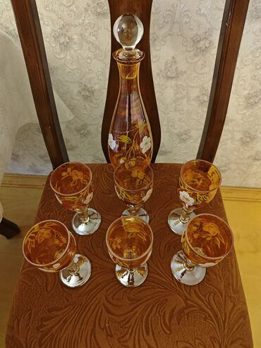 caxir qabi: Цвет - Оранжевый, Стекло, 6, 1 л, Чехия at lalafo.az caxir qabi: Цвет - Оранжевый, Стекло, 6, 1 л, Чехия