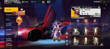 Значки: Аккаунт Free Fire Основные особенности: - Ник: TX_SNICKERS (видно на — 11