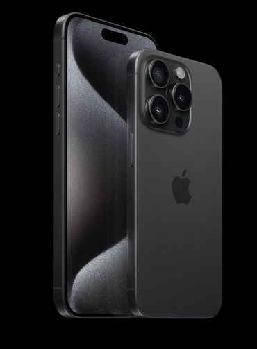 Apple iPhone: IPhone 15 Pro Max, Б/у, 256 ГБ, Black Titanium, Зарядное устройство, Защитное стекло, Чехол, 89 %