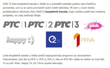 Aksesoari za TV i video: Sobna HDTV DVBT2 TV Antena - Bela Sobna Antena Digitalna HDTV Imam — 2