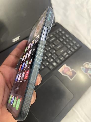 redmi turbo 4: IPhone 17 Pro Max, Б/у, 256 ГБ, Blue Titanium, Защитное стекло, 100 % — 3