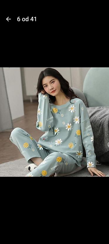 Pidžame: Ženske pidžame – dvodelni kompleti - Gornji deo: dug rukav, udoban — 6