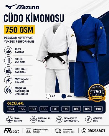 İdman formaları: 💥 cüdo Kimonosu, MİZUNO Kimono 💰 ağ-105 azn göy-110 azn ✅ 7/24 — 1