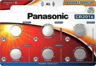 Baterije: Panasonic CR2016 litijumske dugmasti baterije – Value Pack - Tip — 1