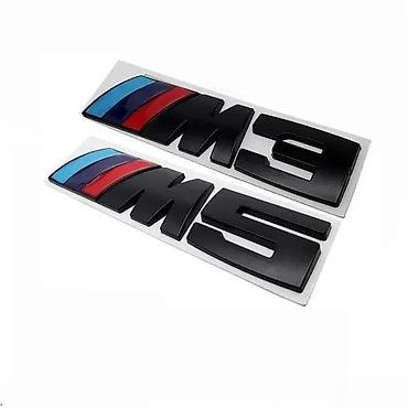 Auto delovi, gume i tjuning: M3 M5 Crni znakovi - samolepljivi. Samolepljivi metalni znakovi za — 1