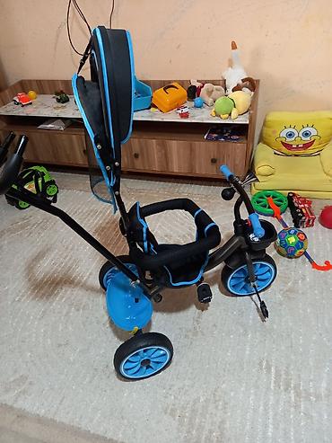 Uşaq velosipedləri: Uşaq üçtəkərli velosiped – itələmə tutacaqlı model 2-3 dəfə sürülüb — 2