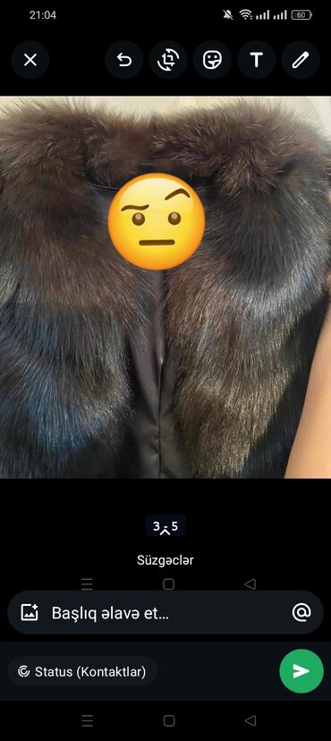 Kürklər: Biset temiz tulku. tuku mexli son qiymet 200 man L S. M — 20