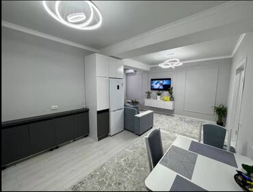 бишкек дом квартира: 2 комнаты, 68 м², Элитка, 10 этаж, Евроремонт