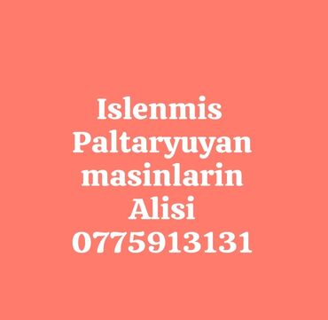 aliram: Paltaryuyan maşın 6 kq