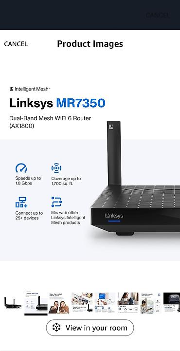 ucuz modemler: Simsiz və Mesh imkanları - Wi-Fi Standartı: Wi-Fi 6 (802.11ax) - İkili — 3