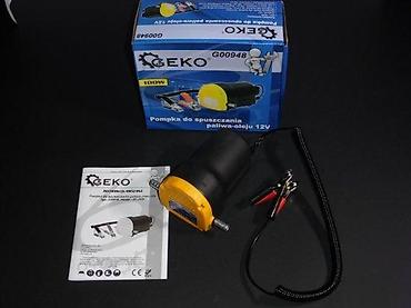 Ostali električni alati: GEKO G00948 – Električna pumpa za ispuštanje goriva i ulja, 12V - — 6