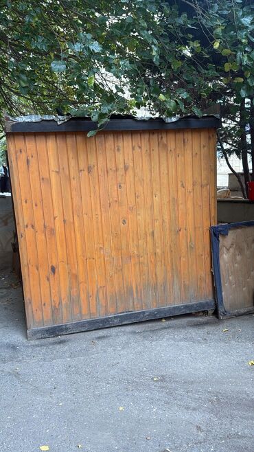 qarin ve bel piylerini eritmek: Taxta obyekti – kiçik ölçülü modul kabin - Material: Şaquli taxta