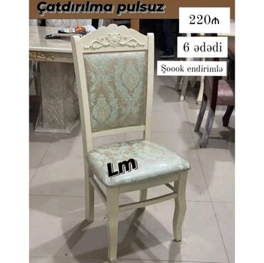 Divanlar: OTURACAQ/STUL Sifarişlə və yeni📌 Qiymət : 220₼( 6 ədədi) Stul 1