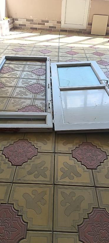 ikinci el qapı: İşlənmiş İkiqat şüşə paketi Plastik pəncərə, Еni: 90 sm, Uzunluğu: 2 sm — 1