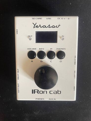 Другая аудиотехника: 🎛️ Продаётся Yerasov IRon Cab — самая мощная штука для гитаристов