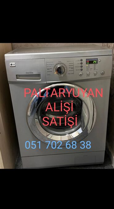 Paltaryuyan maşınlar: Paltaryuyan maşın LG, 6 kq, İşlənmiş, Avtomat, Qurutma var, Kredit yoxdur, Ünvandan götürmə