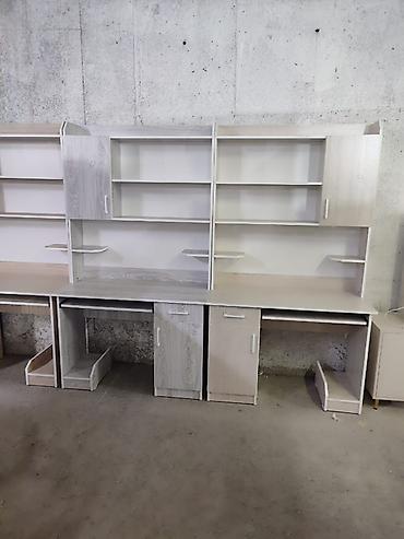 Компьютерные столы: Компьютерный стол, С полками — 4