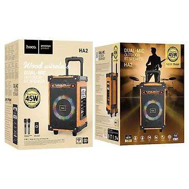 ses sisdemi: HOCO HA2 Wave Portativ Bluetooth Dinamik | 40W Karaoke Musiqi Sistemi — 2