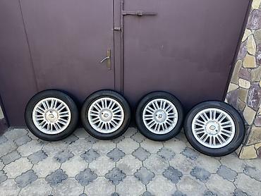 Disk təkərlər: Məhsul: Renault orijinal yüngül lehimli disklər komplekti + şinlər - — 1