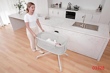 Другие товары для новорождённых: Детская колыбель-люлька с электронным блоком и колесиками - — 1