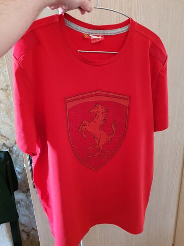 ərəb paltarı: Futbolka Puma, L (EU 40), rəng - Qırmızı