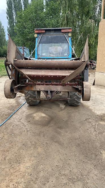 claas jaguar: Трактор МТЗ ж92 фасоль жулгуч фреза Кош менен — 6