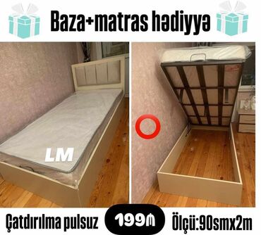 Uşaq və gənc otağı üçün dəstlər: Yeni, Təknəfərlik çarpayı, Bazalı, Matras ilə
