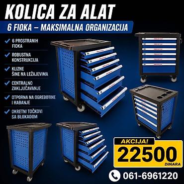 stilski lusteri prodaja: Kolica za alat – 6 fioka, maksimalna organizacija - 6 prostranih — 1