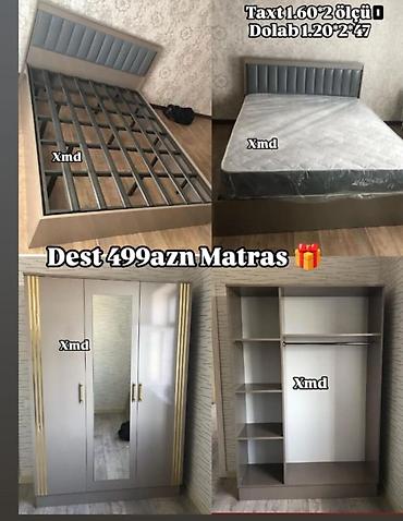 taxt modelleri: İkinəfərlik çarpayı, Dolab, Yeni — 1