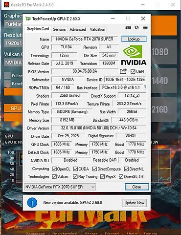 intel arc: Видеокарта для ПК, Б/у, NVidia, GeForce RTX, 8 ГБ — 5