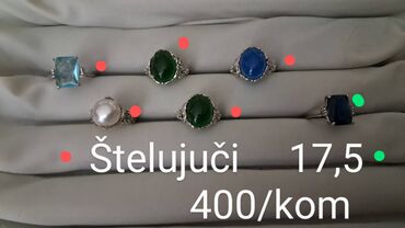 Prstenje: Ženski prsten, Swarovski, Materijal: Hirurški čelik — 8