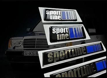 igle: Mercedes Benz SPORTLINE Stikeri - Nalepnice sportline-1852 📌 Opis — 1