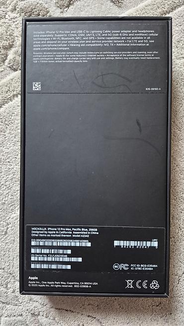 ayfon 24: IPhone 12 Pro Max, 256 GB, Pacific Blue — 7