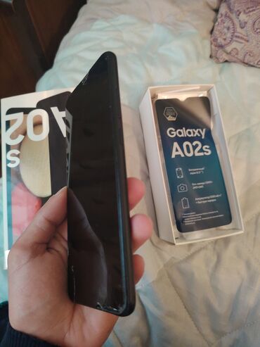 Samsung: Samsung Galaxy A02 S, 4 GB, rəng - Qara, Zəmanət, Sensor, İki sim kartlı