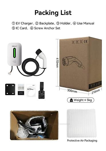 ucuz avto: GB/T Wallbox 1 faza 32A/7kw Divar tipli GBT 1 faza 32A, 7KW (5 — 2