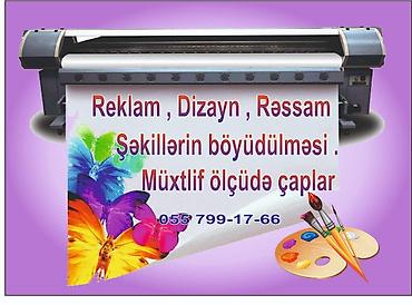 ucuz vizitka capı: Reklam dizayn işləri baner vinil cpları Hər ölçüdə rəsm işləri — 1