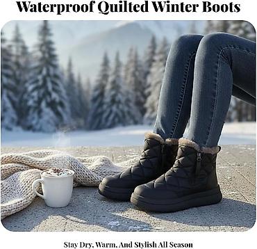 boot: Зимние женские сапоги-дутики с утеплением и водоотталкивающим верхом — 4