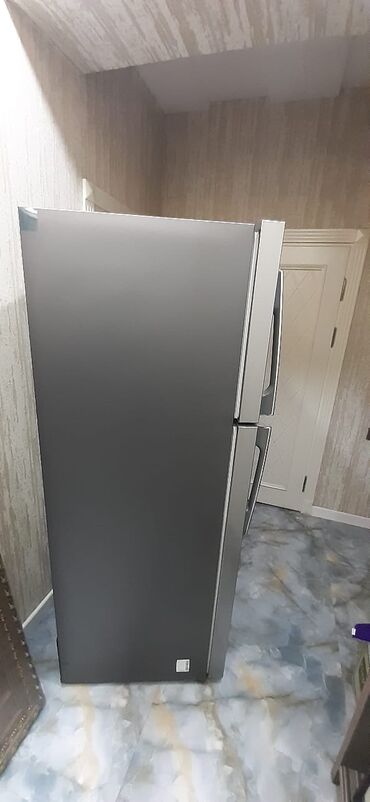 Mətbəx kombaynları və doğrayıcıları: İşlənmiş 2 qapılı Samsung Soyuducu Satılır, rəng - Boz, Dolab içi
