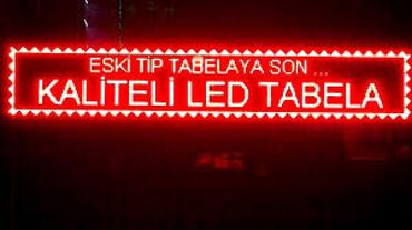 Manekenlər: Led işiqli reklam 132 sm uzunu. 20 sm eyni Sadece proqram