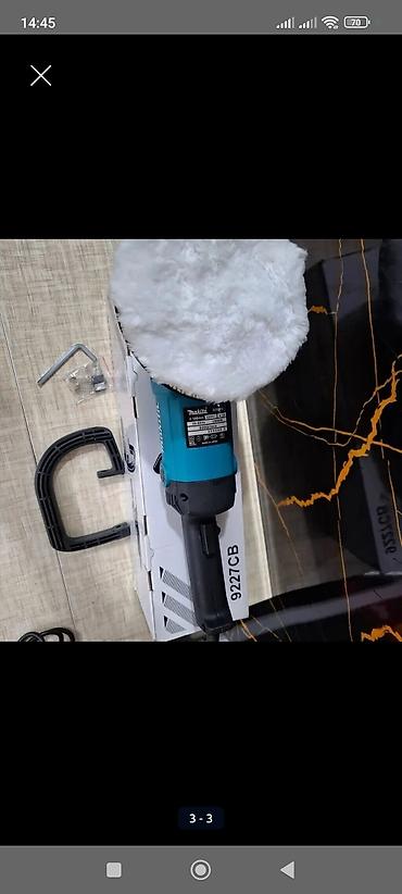 cilalama aparatı: Makita 9227CB cilalama maşını Xüsusiyyətlər: - Model: 9227CB - — 3