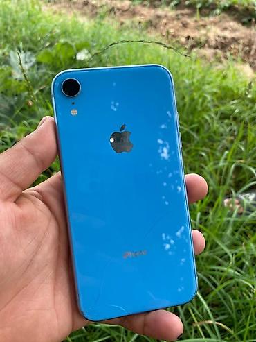 детский айфон: IPhone Xr, Б/у, 64 ГБ, Голубой — 1