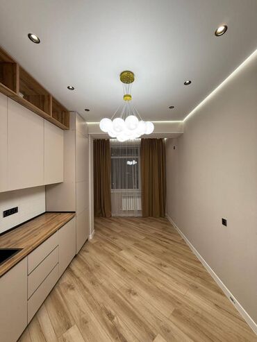 эмарк жибек жолу: 1 комната, 43 м², Элитка, 12 этаж, Евроремонт
