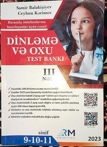 Testlər: Məhsul: “Dinləmə və Oxu – Test Bankı” (III nəşr) Müəlliflər: Samir — 1