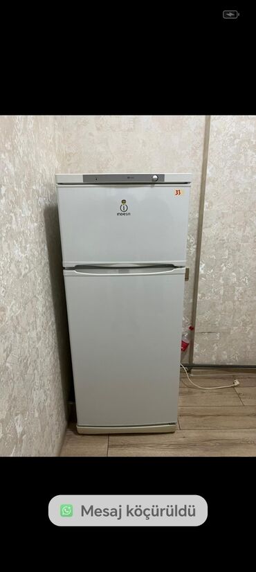 Ət çəkən maşınlar: İşlənmiş 2 qapılı Indesit Soyuducu Satılır, rəng - Boz